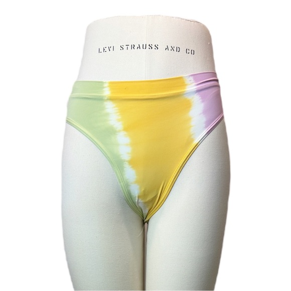 L*Space Diagonal Sunburst Tie Dye Frenchi Bitsy Bottoms - Picture 3 of 9